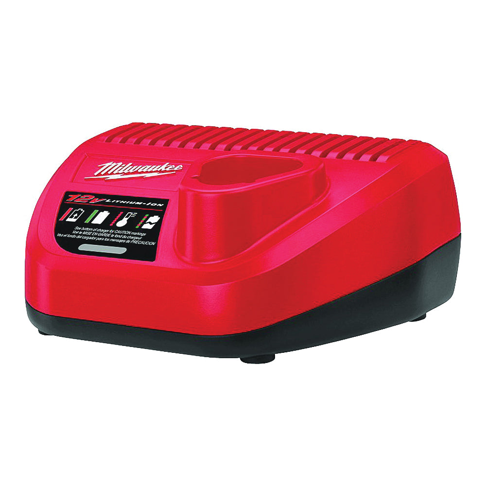 Milwaukee 48-59-2401 Battery Charger, 12 V Input, 120 V Output, 3 Ah, 30 min Charge, 1-Battery