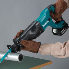 Load image into Gallery viewer, Makita XRJ04Z Reciprocating Saw, Tool Only, 18 V, 10 in Cutting Capacity, 1-1/4 in L Stroke, 0 to 2800 spm
