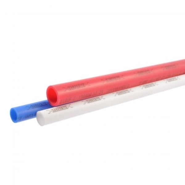 SharkBite U870R10 Pipe, 10 ft L, PEX-B, Polyethylene, Red