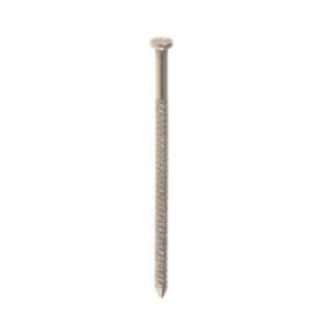 Grip-Rite MAXN62449 Siding Nail, 8d, 2-1/2 in L, Stainless Steel, Checkered Head, Ring Shank