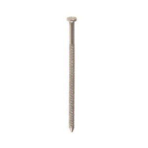 Grip-Rite MAXN62427 Siding Nail, 5d, 1-3/4 in L, Stainless Steel, Checkered Head, Ring Shank