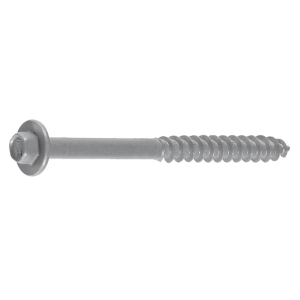 FastenMaster LedgerLOK FMLL005B-250 Structural Screw, 5 in L, Coarse Thread, Hex Drive, Steel