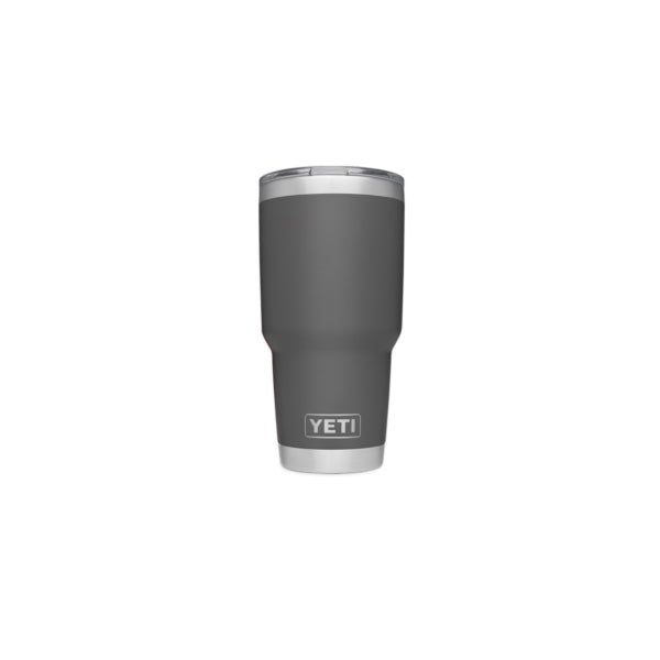 YETI Rambler 21070070030 Tumbler, 30 oz Capacity, MagSlider Lid, Stainless Steel, Insulated,  Charcoal