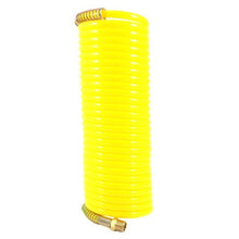 Load image into Gallery viewer, Forney 75418 Air Hose, 1/4 in ID, 25 ft L, MNPT, 200 psi Pressure, Nylon, Bright Yellow
