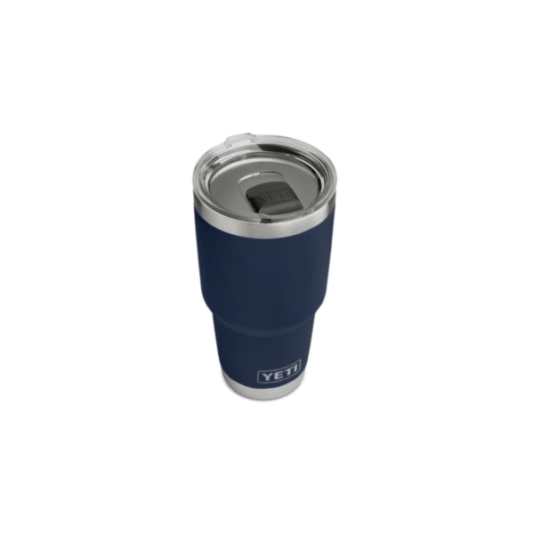 YETI Rambler 21070070027 Tumbler, 30 oz Capacity, MagSlider Lid, Stainless Steel, Insulated, Navy