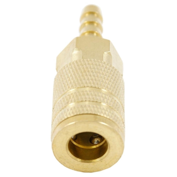 Forney 75480 Coupler, 1/4 in, Hose Barb, Brass