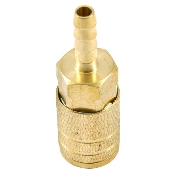 Forney 75480 Coupler, 1/4 in, Hose Barb, Brass