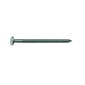 Grip-Rite 114ATUL1 Underlayment Nail, 4d, 1-1/4 in L, Steel, Bright, Flat Countersunk Head, Ring Shank, Silver, 1 lb