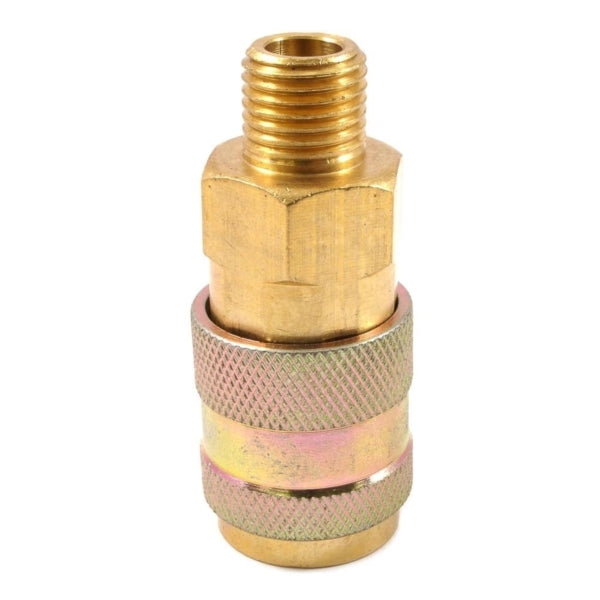 Forney 75526 Coupler, 1/4 in, MNPT, Brass