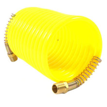 Load image into Gallery viewer, Forney 75417 Air Hose, 1/4 in ID, 12 ft L, MNPT, 200 psi Pressure, Nylon, Bright Yellow
