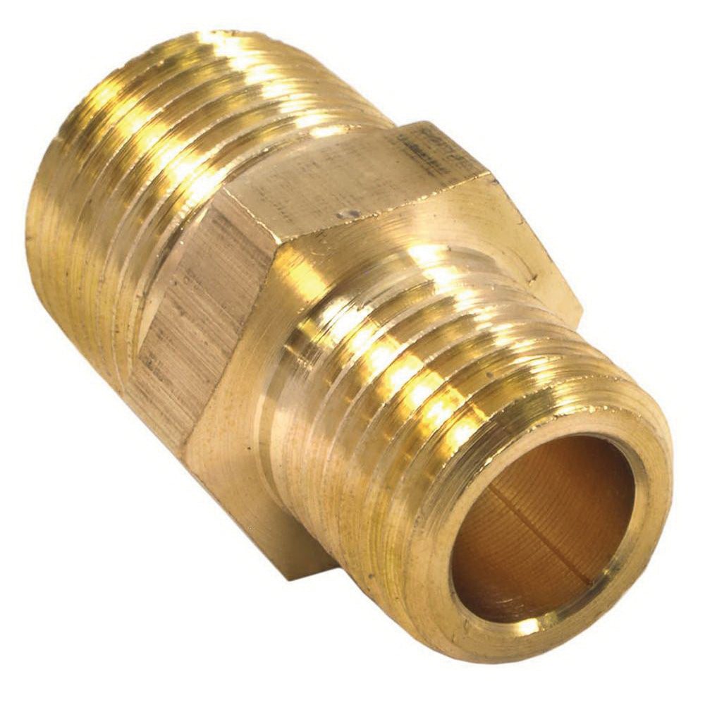 Forney 75533 Hose Pipe Reducer, 1/4 x 3/8 in, MNPT, Brass