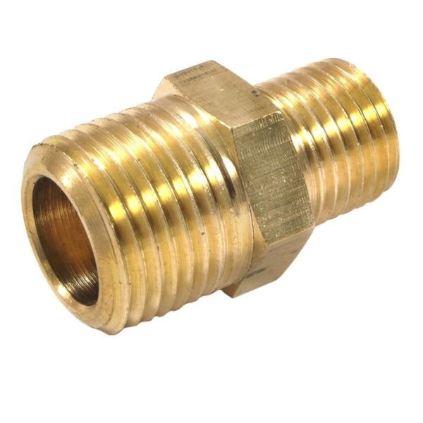 Forney 75533 Hose Pipe Reducer, 1/4 x 3/8 in, MNPT, Brass