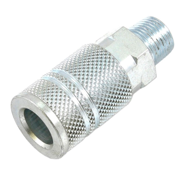 Forney 75483 Coupler, 3/8 in, MNPT, Steel