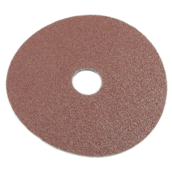 Forney 71662 Sanding Disc, 5 in Dia, 7/8 in Arbor, 50 Grit, Aluminum Oxide Abrasive, Fiber Backing
