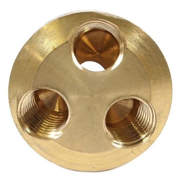 Forney 75558 Manifold, 1/4 x 3 x 1/4 in, FNPT, Brass
