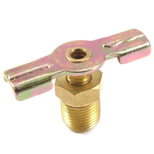 Forney 75368 Compressor Tank Drain Cock, Brass