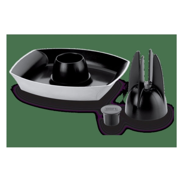 Weber 6731 Deluxe Poultry Roaster, 8 in W, 9.7 in D