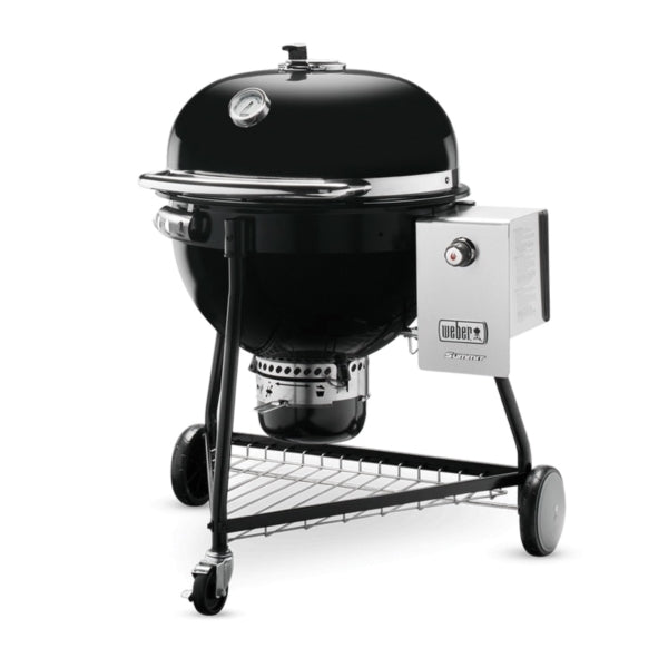 Weber Summit 18301001 Charcoal Grill, 2 -Grate, 452 sq-in Primary Cooking Surface, Black, Smoker Included: Yes