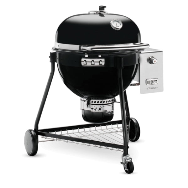 Weber Summit 18301001 Charcoal Grill, 2 -Grate, 452 sq-in Primary Cooking Surface, Black, Smoker Included: Yes