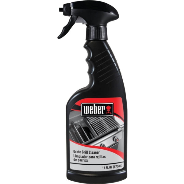 Weber W61 Grate Grill Cleaner, Liquid, Blue, 16 oz Trigger Spray Bottle