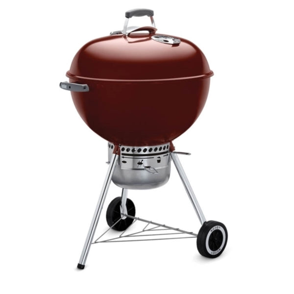 Weber Original Kettle 14403001 Premium Charcoal Grill, 2 -Grate, 363 sq-in Primary Cooking Surface, Red