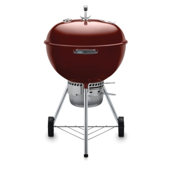 Weber Original Kettle 14403001 Premium Charcoal Grill, 2 -Grate, 363 sq-in Primary Cooking Surface, Red