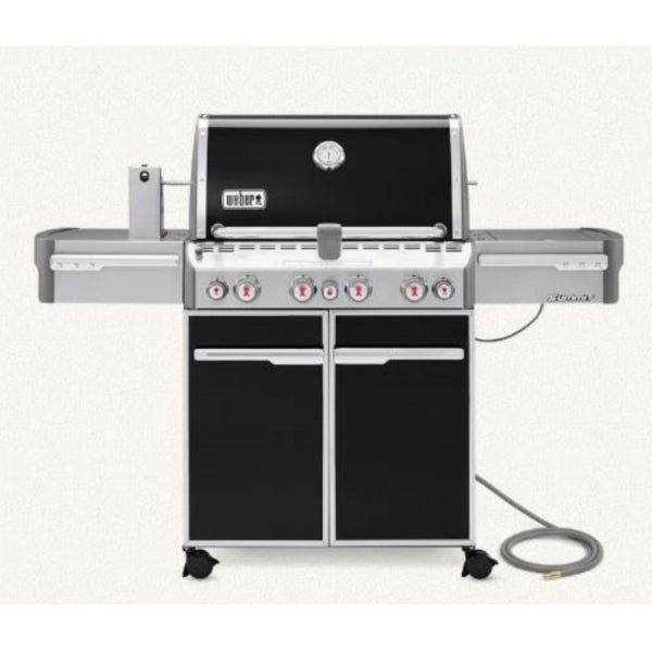 Weber SUMMIT E-470, 7271001 Natural Gas, 4 -Burner, Stainless Steel Body, Black