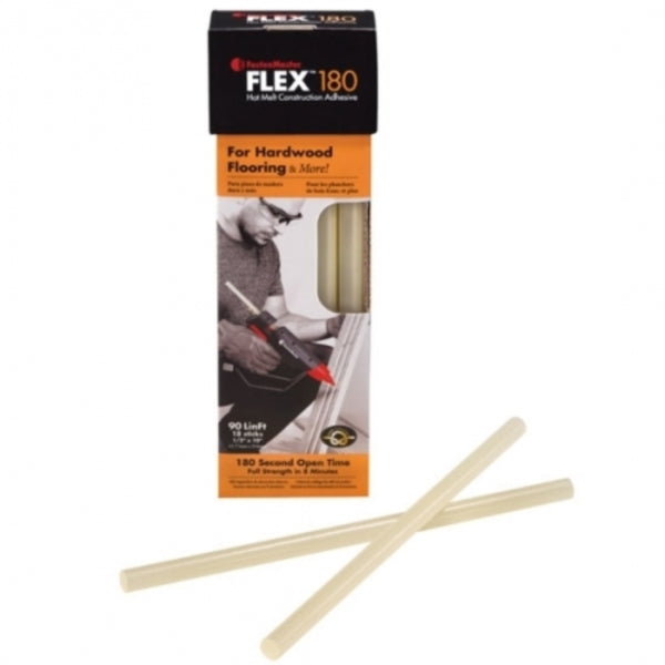 FastenMaster FLEX 180 FMFLEX180 Hot Melt Glue Sticks, White/Yellow