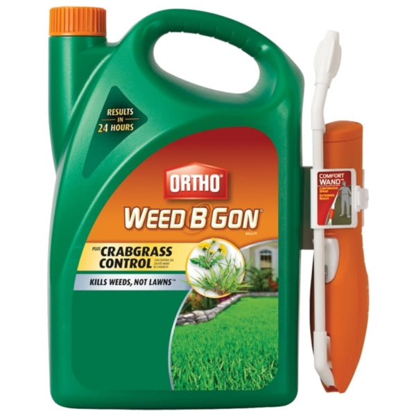 Ortho 0446010 Crabgrass and Weed Killer, Liquid, Wand Spray Application, 1.1 gal Bottle