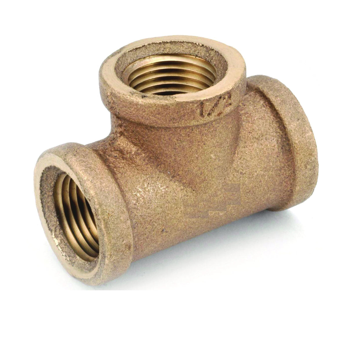 Anderson Metals 738101-12 Pipe Tee, 3/4 in, FIPT, Brass, 200 psi Pressure