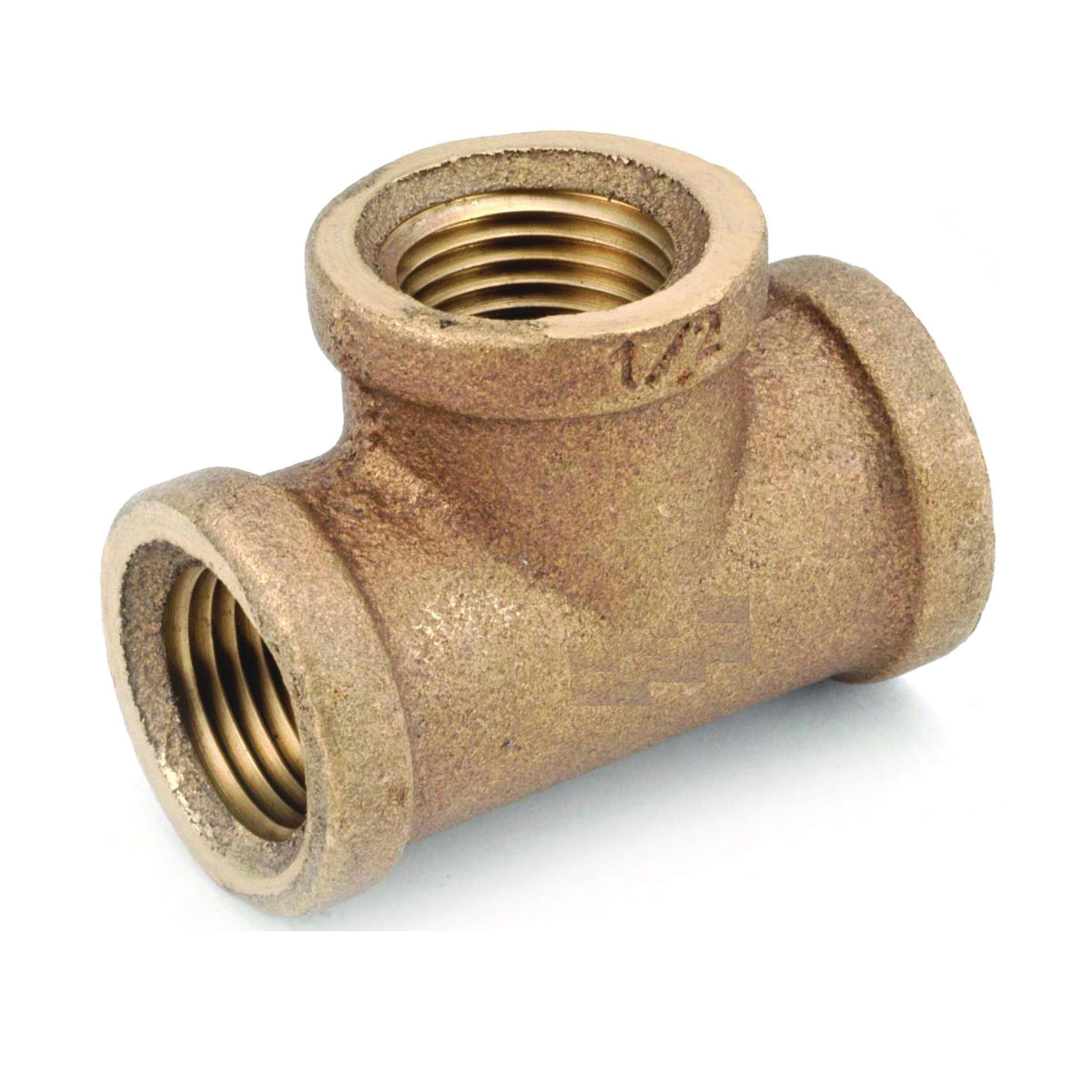Anderson Metals 738101-02 Pipe Tee, 1/8 in, FIPT, Brass, 200 psi Pressure