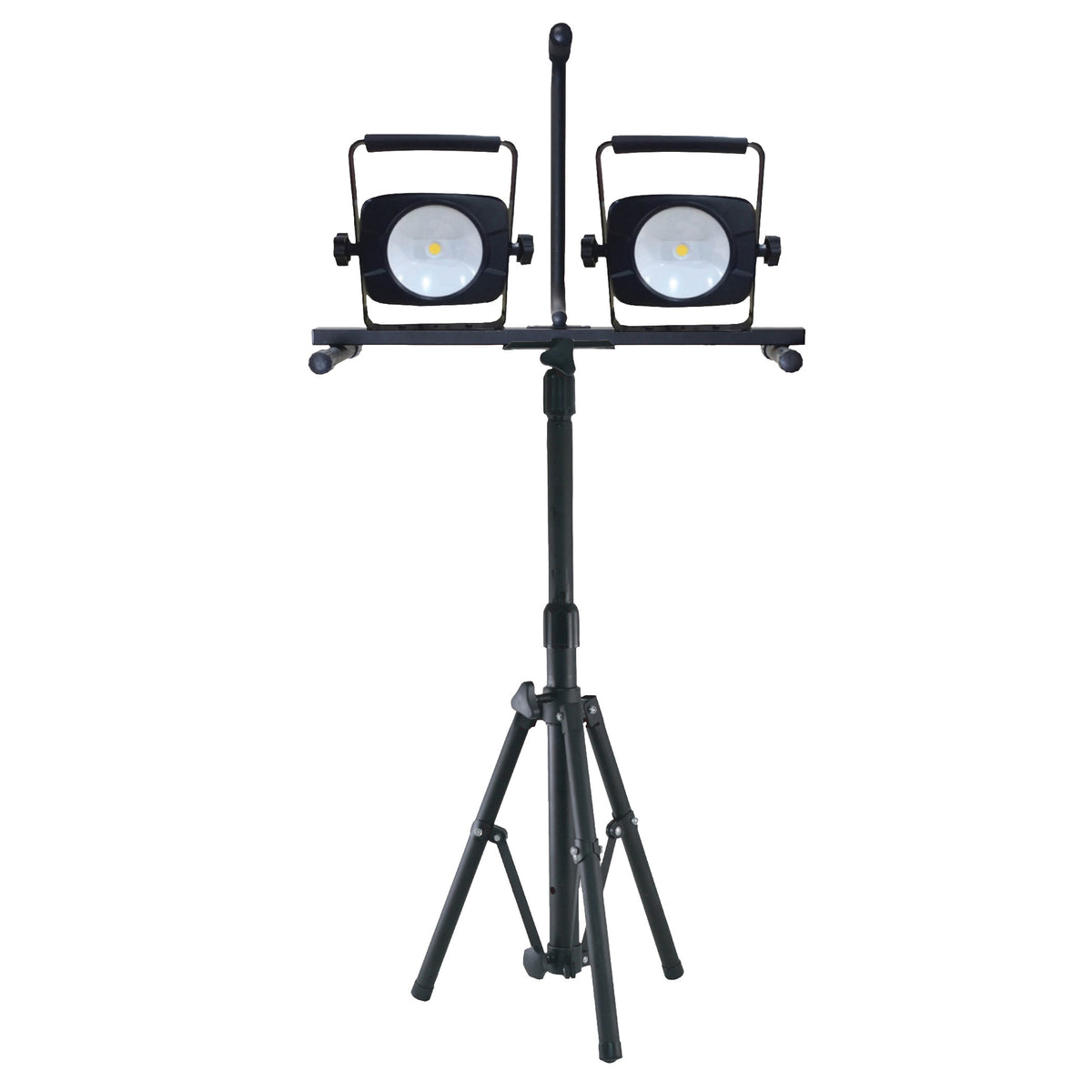 PowerZone O-C2-2500DT-QR-U Work Light, 50/60 Hz, 2-Lamp, LED Lamp, 5000 Lumens Lumens, 4000 K Color Temp, Black