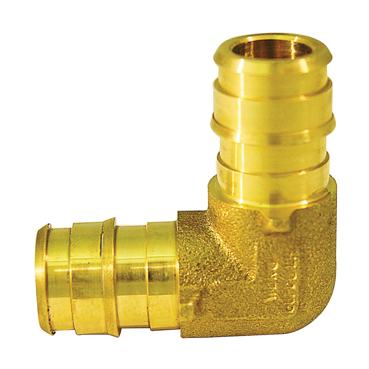 Apollo Valves ExpansionPEX Series EPXE1210PK Pipe Elbow, 1/2 in, Barb, 90 deg Angle, Brass, 200 psi Pressure