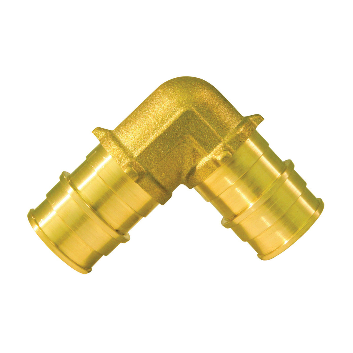 Apollo Valves ExpansionPEX Series EPXE1234 Reducing Pipe Elbow, 1/2 x 3/4 in, Barb, 90 deg Angle, Brass