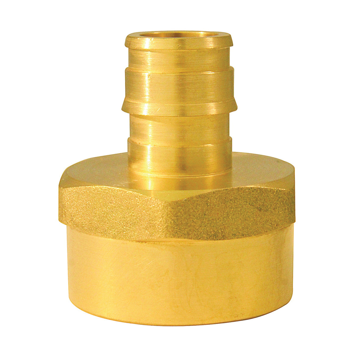 Apollo Valves ExpansionPEX Series EPXFA1234 Reducing Pipe Adapter, 1/2 x 3/4 in, Barb x FNPT, Brass, 200 psi Pressure