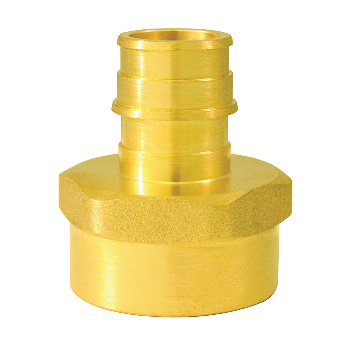 Apollo Valves ExpansionPEX Series EPXFA341 Reducing Pipe Adapter, 3/4 x 1 in, Barb x FNPT, Brass, 200 psi Pressure