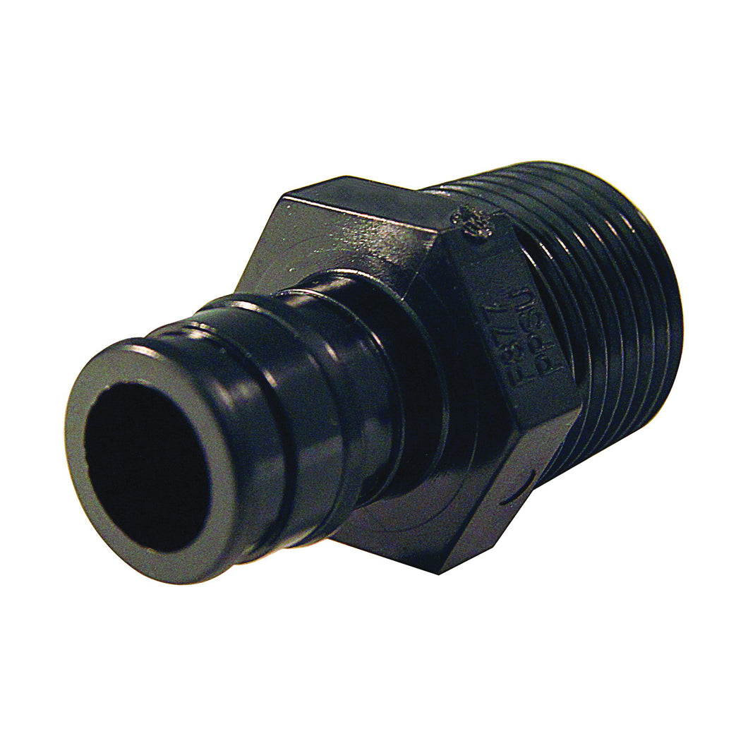 Apollo Valves ExpansionPEX Series EPXPAM1210PK Pipe Adapter, 1/2 in, Barb x MPT, Poly Alloy, 200 psi Pressure