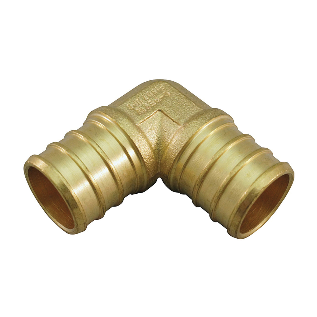 Apollo Valves ApolloPEX Series APXE3410PK Pipe Elbow, 3/4 in, Barb, 90 deg Angle, Brass, 200 psi Pressure