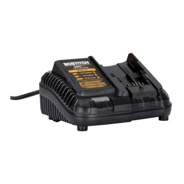 Bostitch BCB115 Battery Charger, 20 V Input, &amp;lt;=60 min Charge,