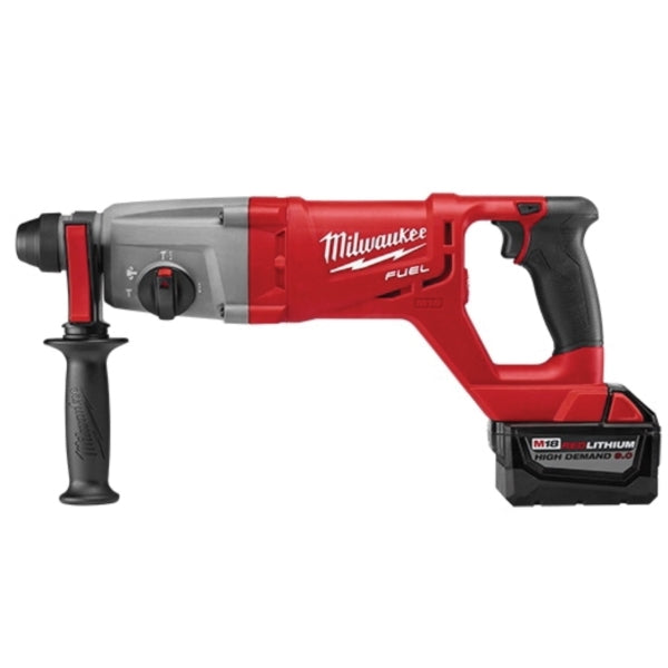 Milwaukee M18 FUEL 2713-22HD Rotary Hammer Kit, Battery Included, 18 V, 9 Ah, 3/8 in Chuck, SDS-Plus Chuck
