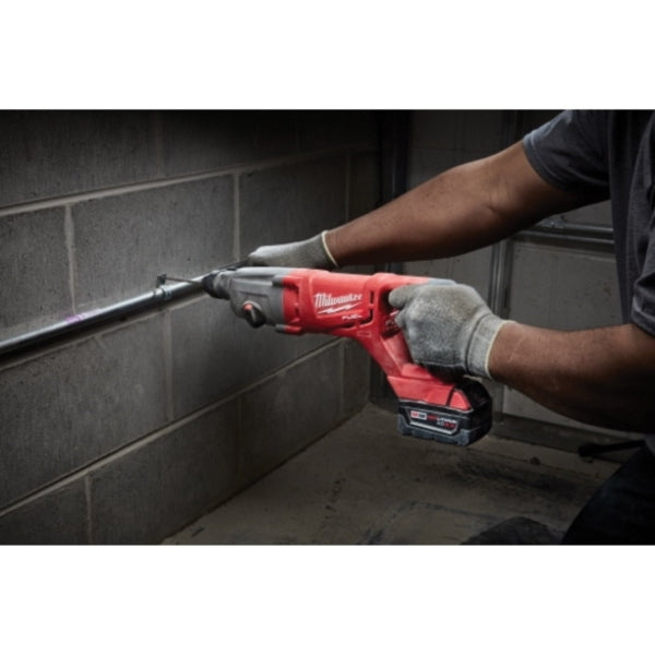Milwaukee M18 FUEL 2713-22HD Rotary Hammer Kit, Battery Included, 18 V, 9 Ah, 3/8 in Chuck, SDS-Plus Chuck