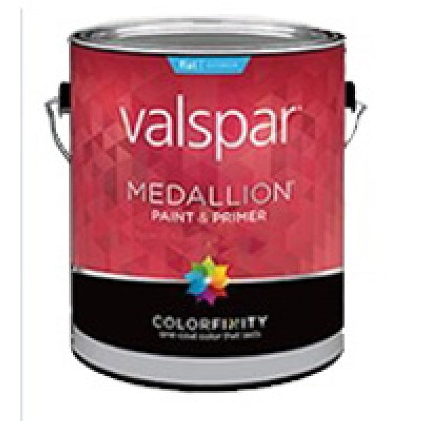 Valspar 455021QT Latex Paint, Flat, Tint Base, 1 qt, Resists: Mildew, Stain
