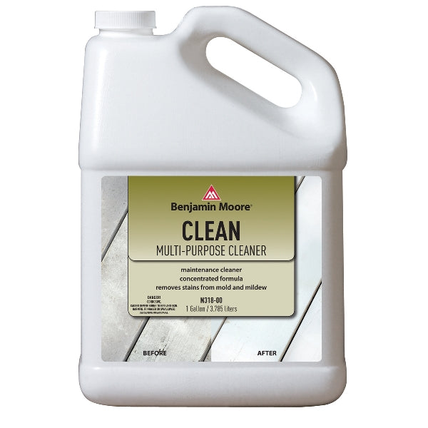 Benjamin Moore N31800-001 Cleaner, Liquid, Slight Chlorine, Light Green, 1 gal, Can