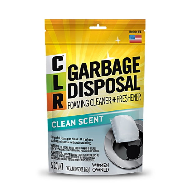 CLR GDC-6 Garbage Disposal Cleaner, Pouch, Powder, Peach