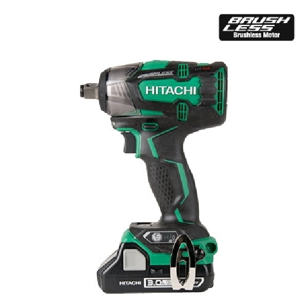 Metabo HPT WR18DBDL2 Impact Wrench Kit, Battery Included, 18 V, 3 Ah, 1/2 in Drive, Square Drive