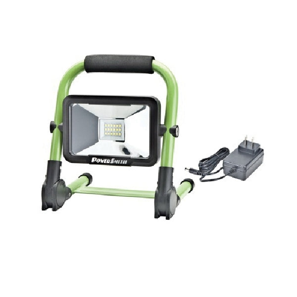 PowerSmith PWLR1110F Rechargeable Work Light, 10 W, Lithium-Ion Battery, 1-Lamp, LED Lamp, 900, 400, 200 Lumens