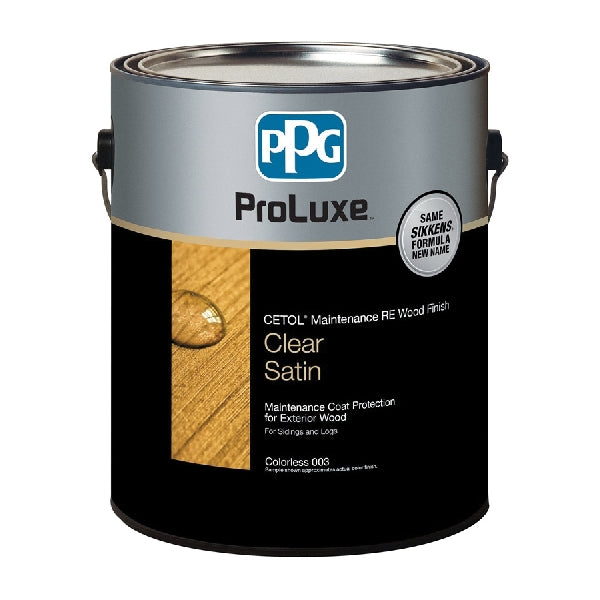 PPG Proluxe Cetol SIK61003/01 Wood Finish, Clear, 1 gal, Satin