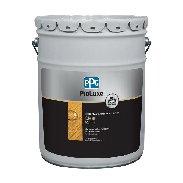 PPG Proluxe Cetol SIK61003/05 Wood Finish, Clear, Liquid, 5 gal, Pail