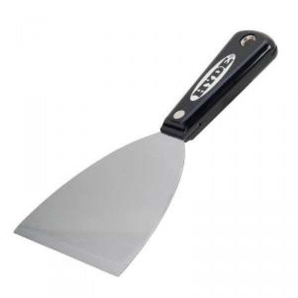 HYDE Black &amp; Silver 02600 Chisel Scraper, Nylon Handle