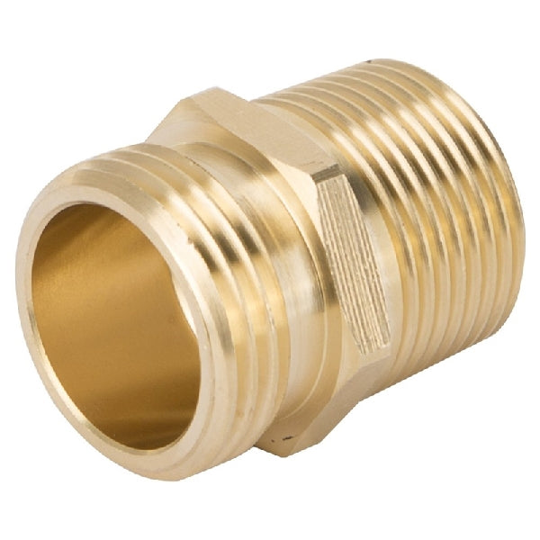 Landscapers Select GHADTRS-1 Hose Connector, 3/4 x 3/4 x 1/2 in, NH x MNPT x FNPT, Brass, Brass